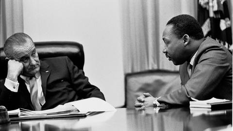LBJ and MLK