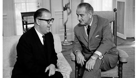 Abba Eban and LBJ