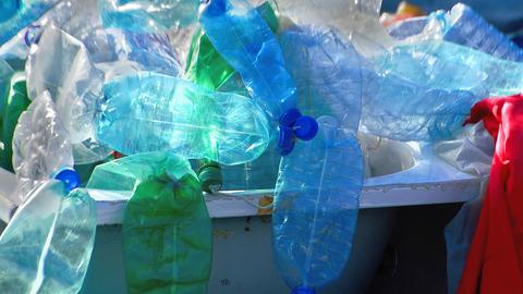 Plastic Bottles in trash