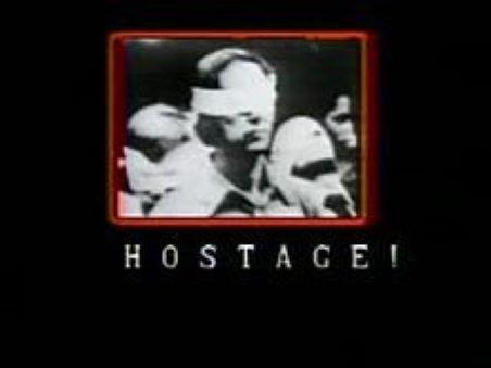Blind folded hostage