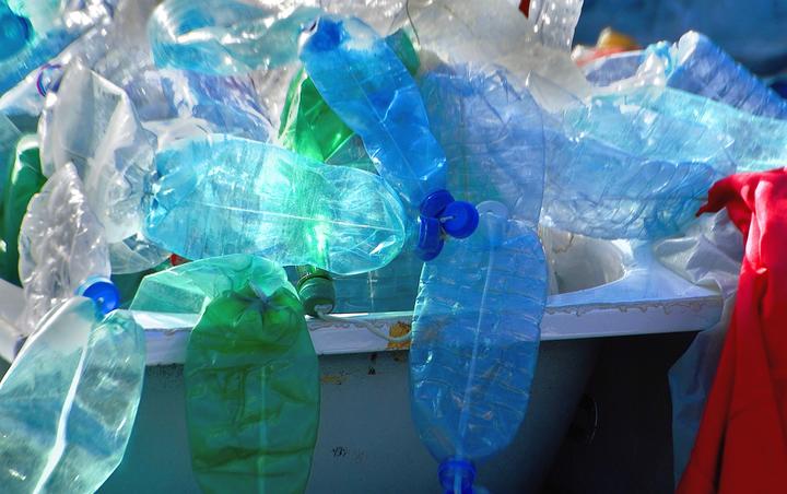 Plastic Bottles in trash